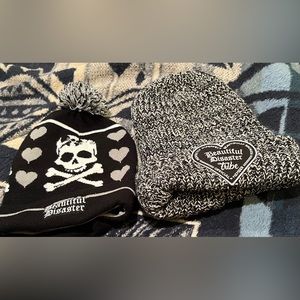 Knit Beautiful Disaster hats